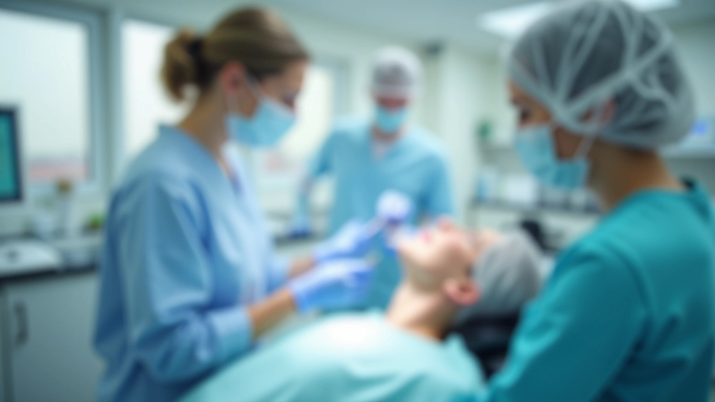 Heilpraktiker führt Behandlung durch, professionelle Klinik, natürliches Licht, fokussierter Blick auf Patient