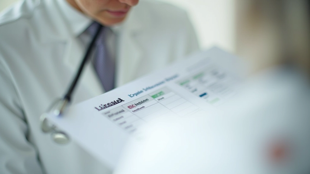 Krankenversicherung Dokumentation mit Stift und Taschenrechner